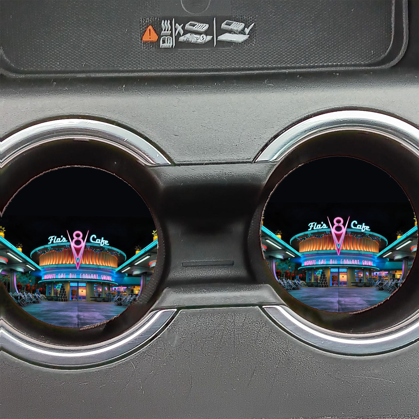 Disney Cars Flos 8 Cafe Car Coasters