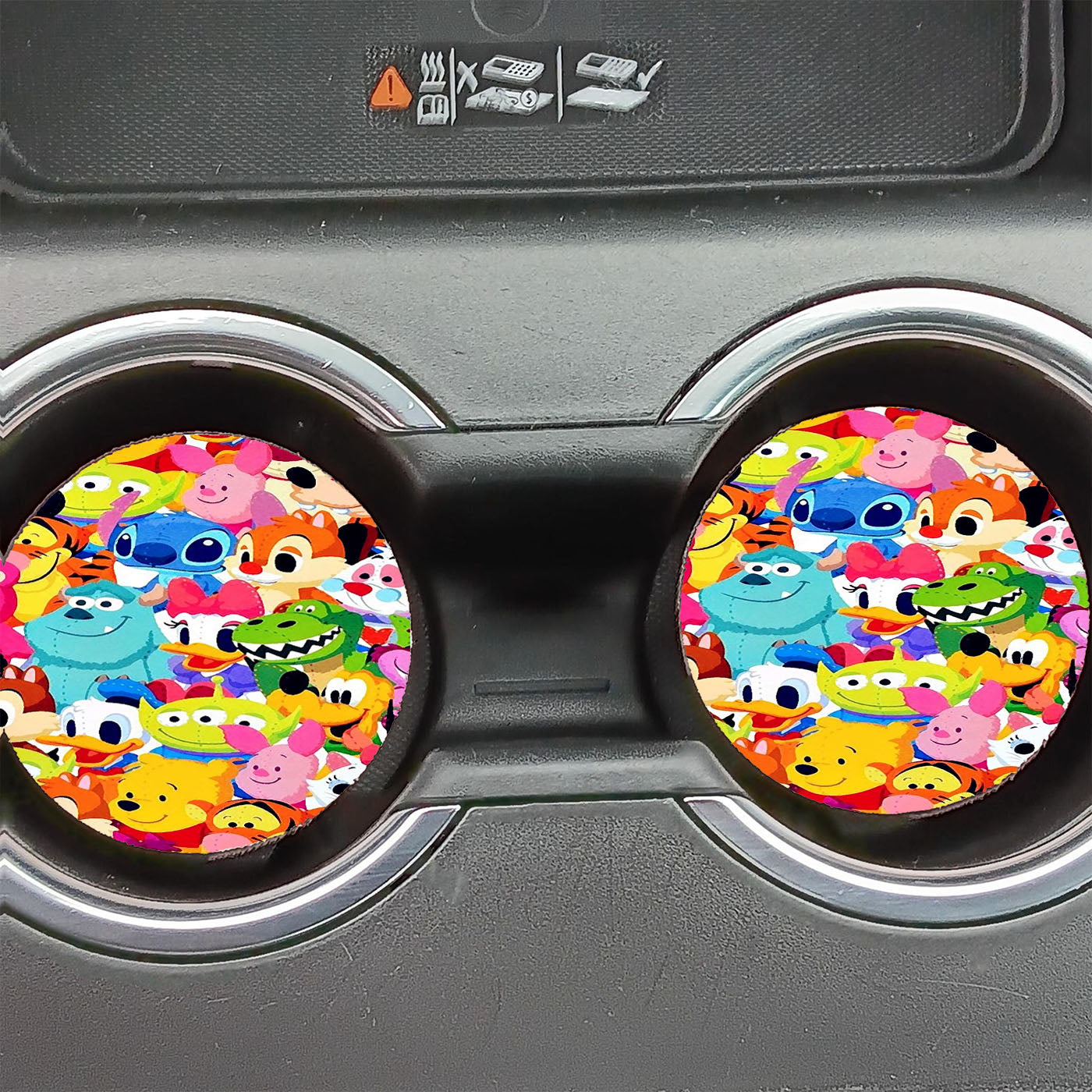 Disney Cartoon Characters Car Coasters