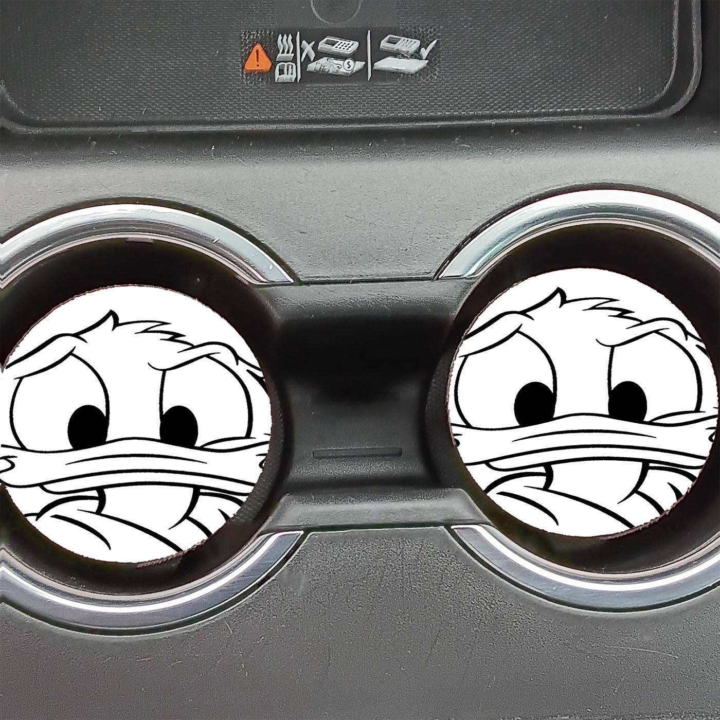Disney Cartoon Cute Daffy Duck Car Coasters