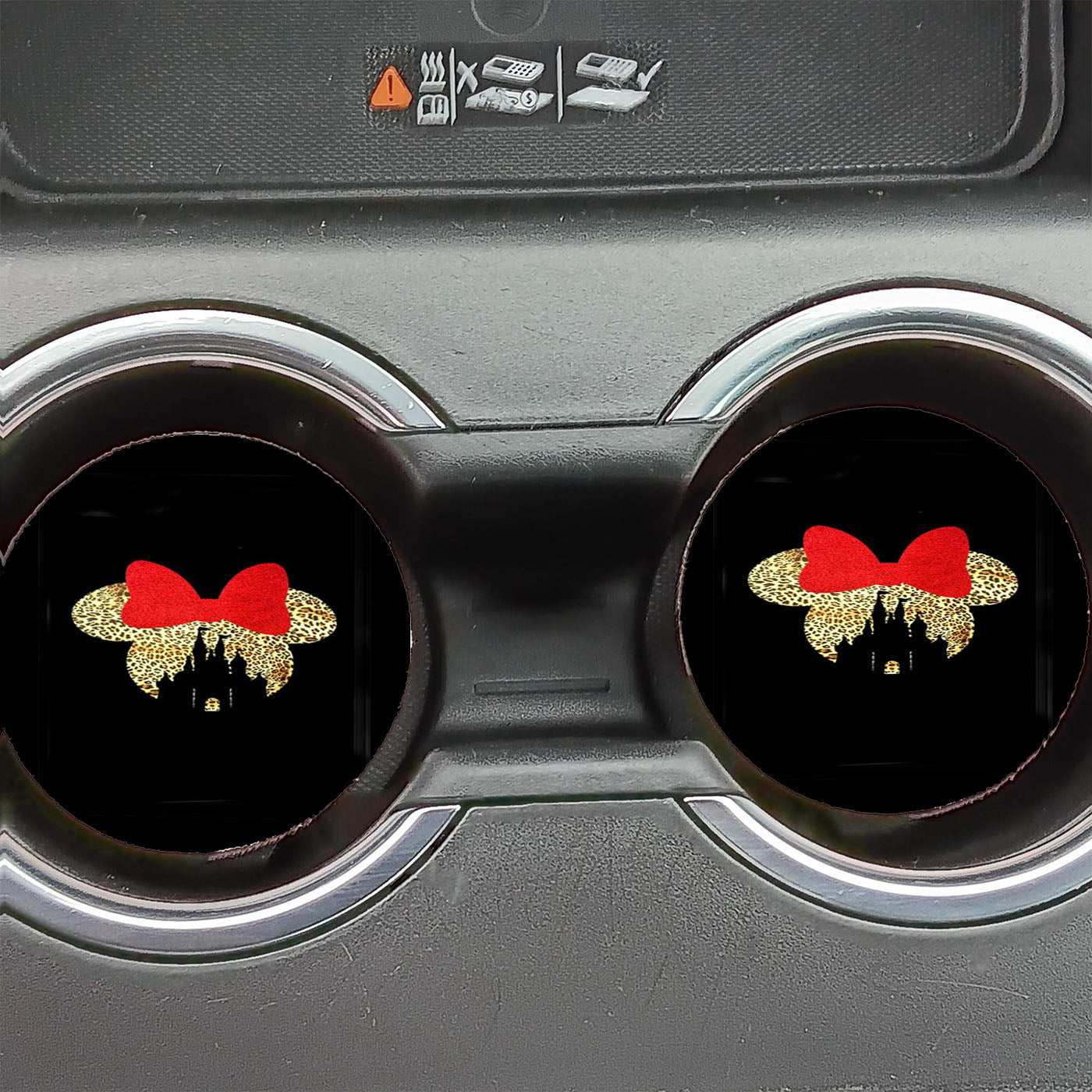Disney Castle Animal Kingdom Minnie Mouse Car Coasters