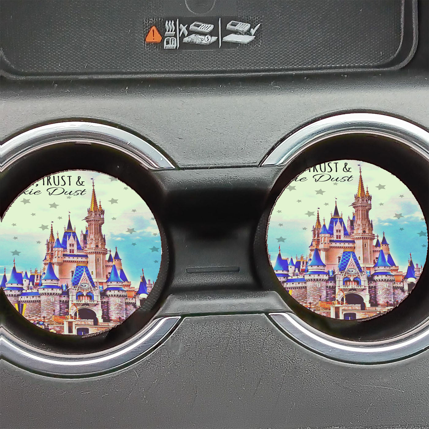 Disney Castle Star Car Coasters