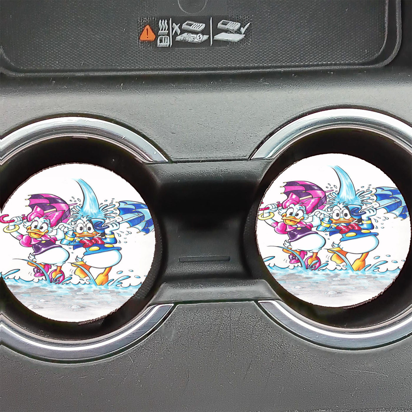 Disney Donald Duck Rain Car Coasters