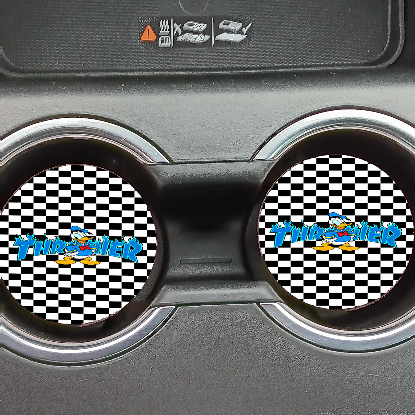 Disney Donald Duck Thrasher Car Coasters