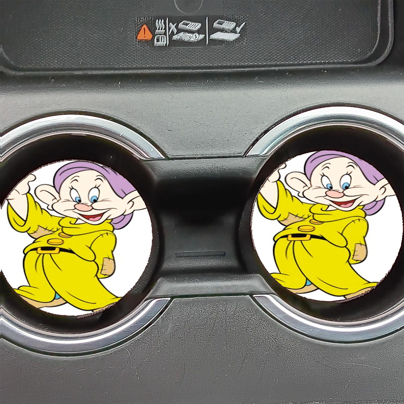 Disney Dopey Snow White Car Coasters
