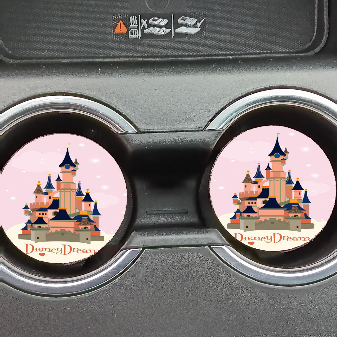 Disney Dream Castiel Car Coasters