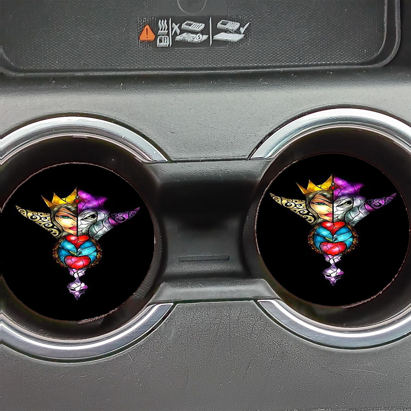 Disney Evil Queen Art Car Coasters