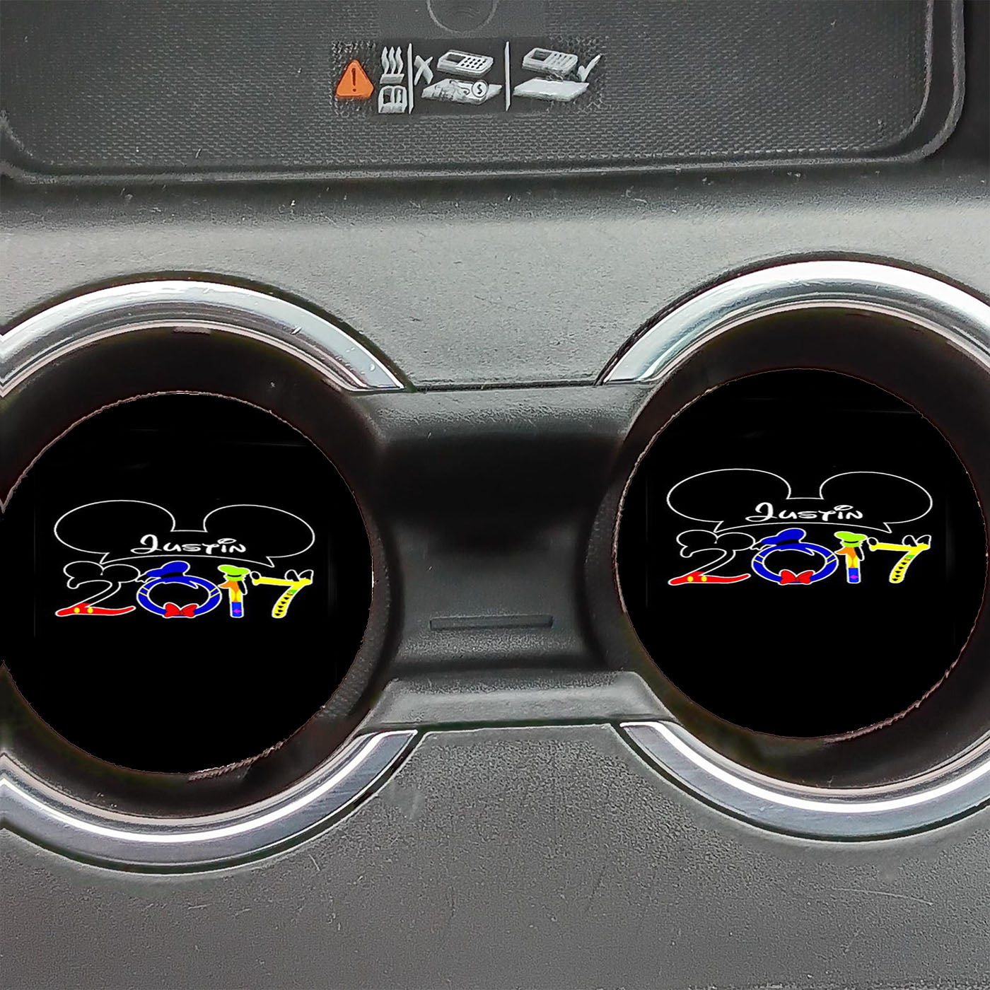 Disney Family Vacation Mickey Mouse Car Coasters
