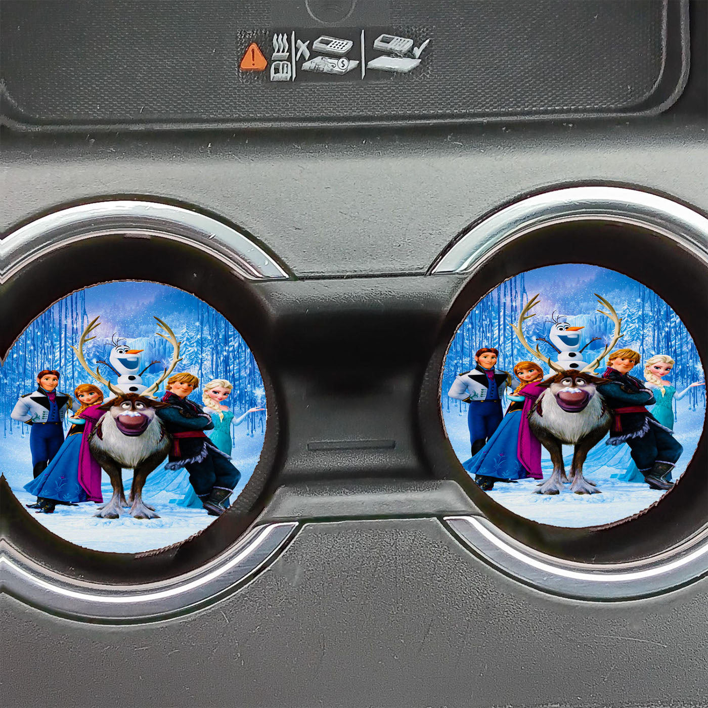 Disney Frozen Characters Car Coasters