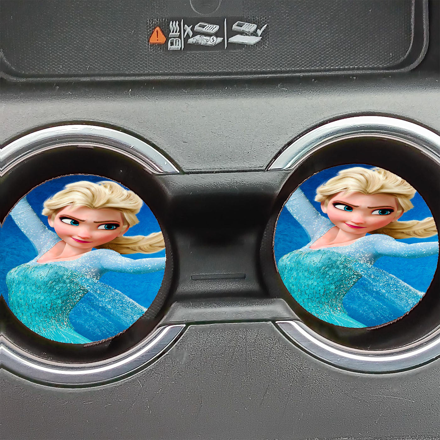 Disney Frozen Elsa Pose Car Coasters