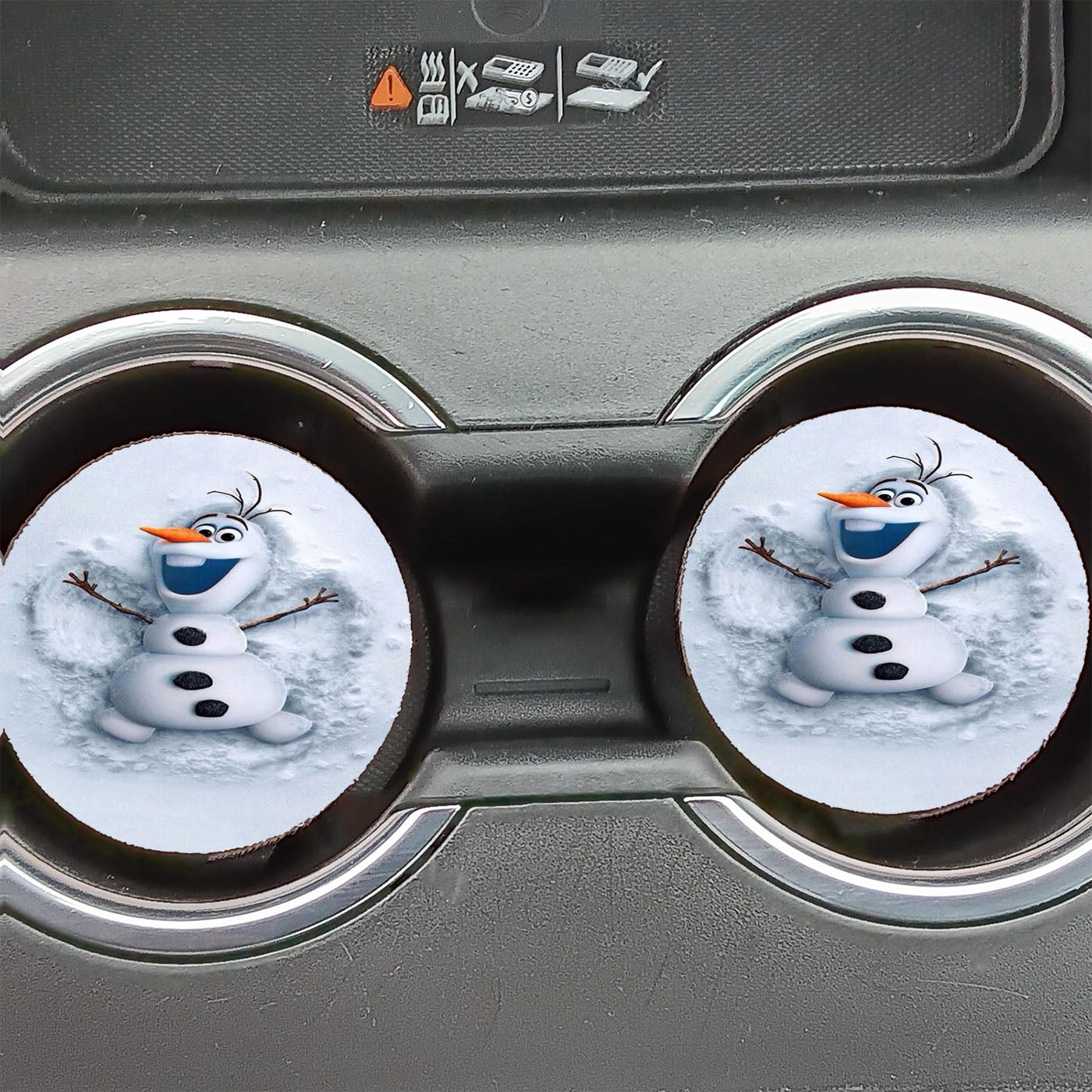 Disney Frozen Olaf Car Coasters