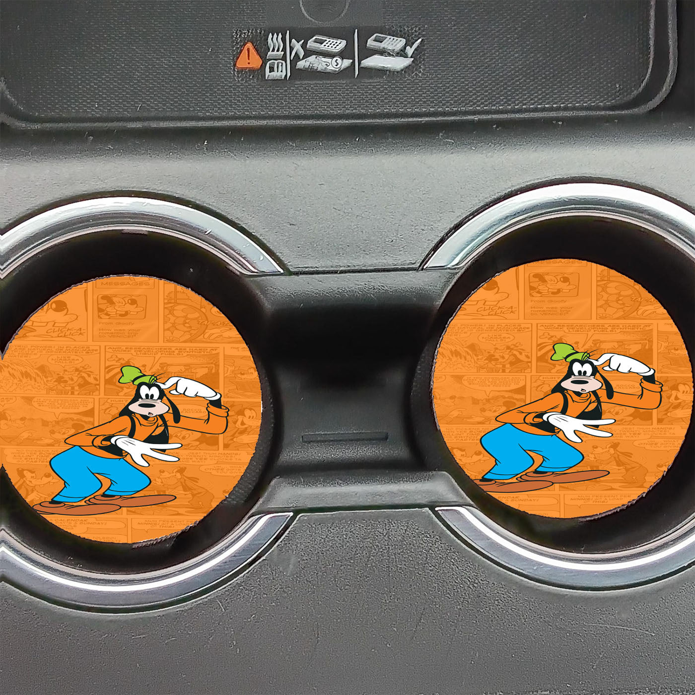 Disney Goofy Comic Car Coasters