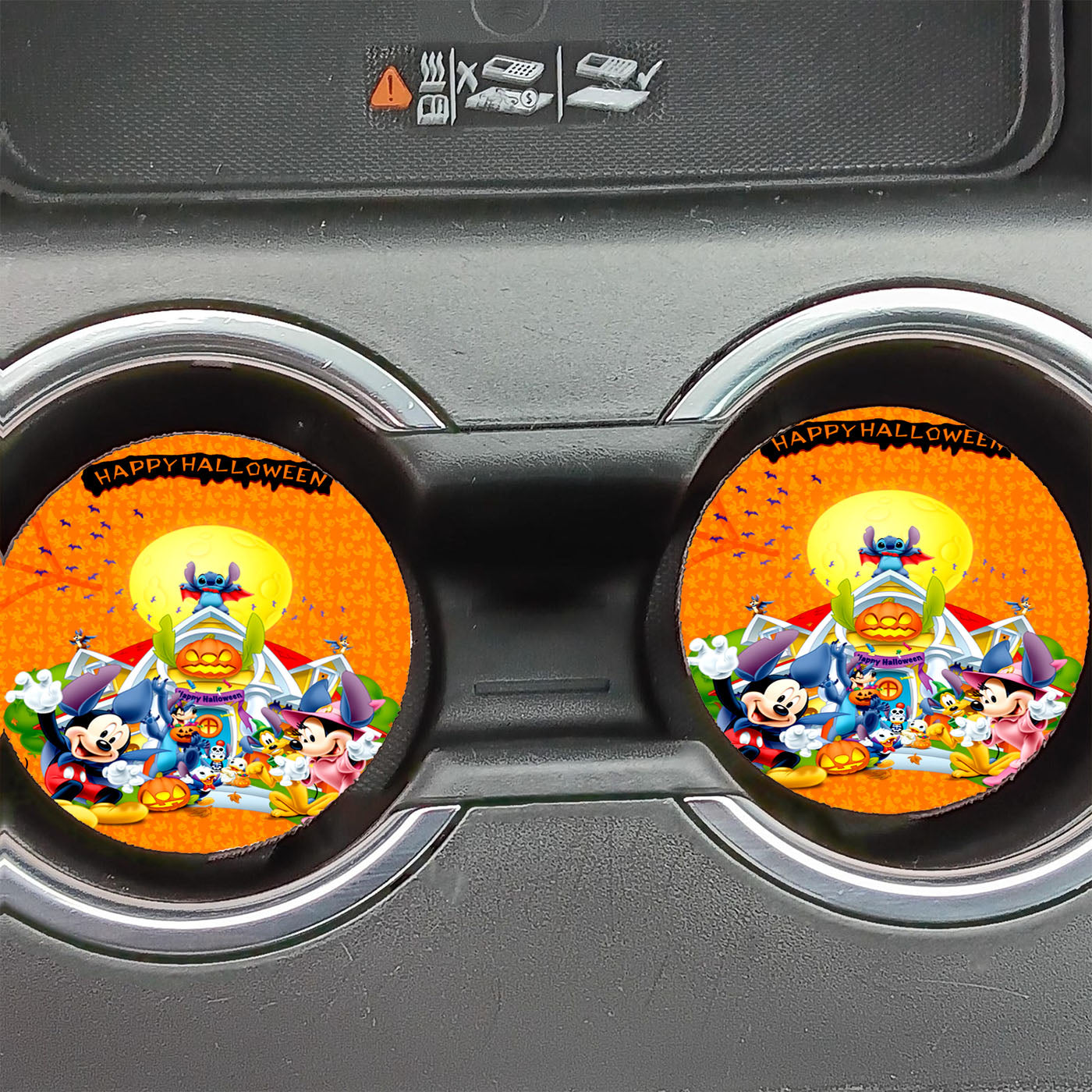 Disney Halloween Party Car Coasters