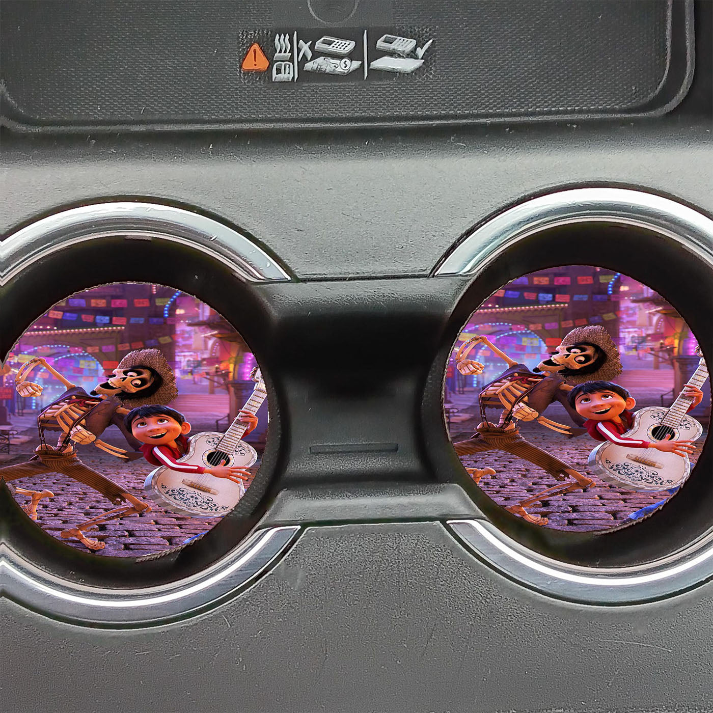 Disney Hector And Miguel 2 Car Coasters