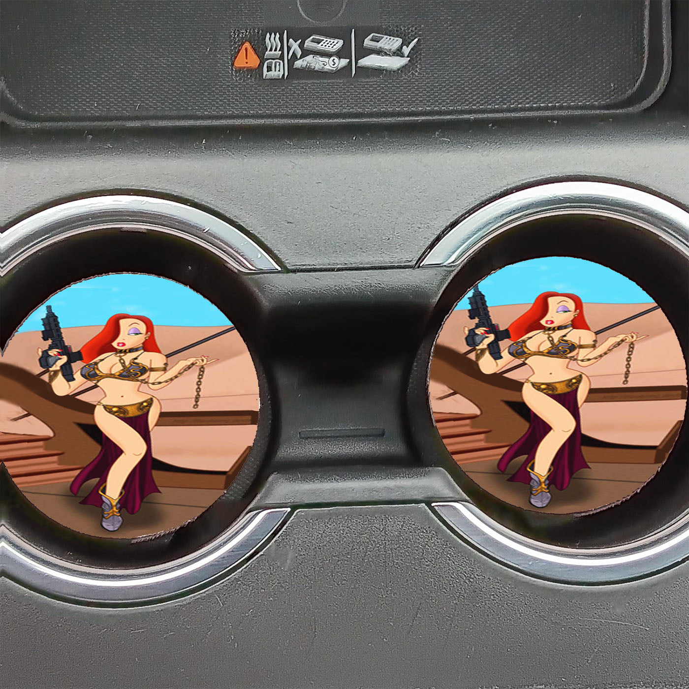 Disney Jessica Rabbit Car Coasters