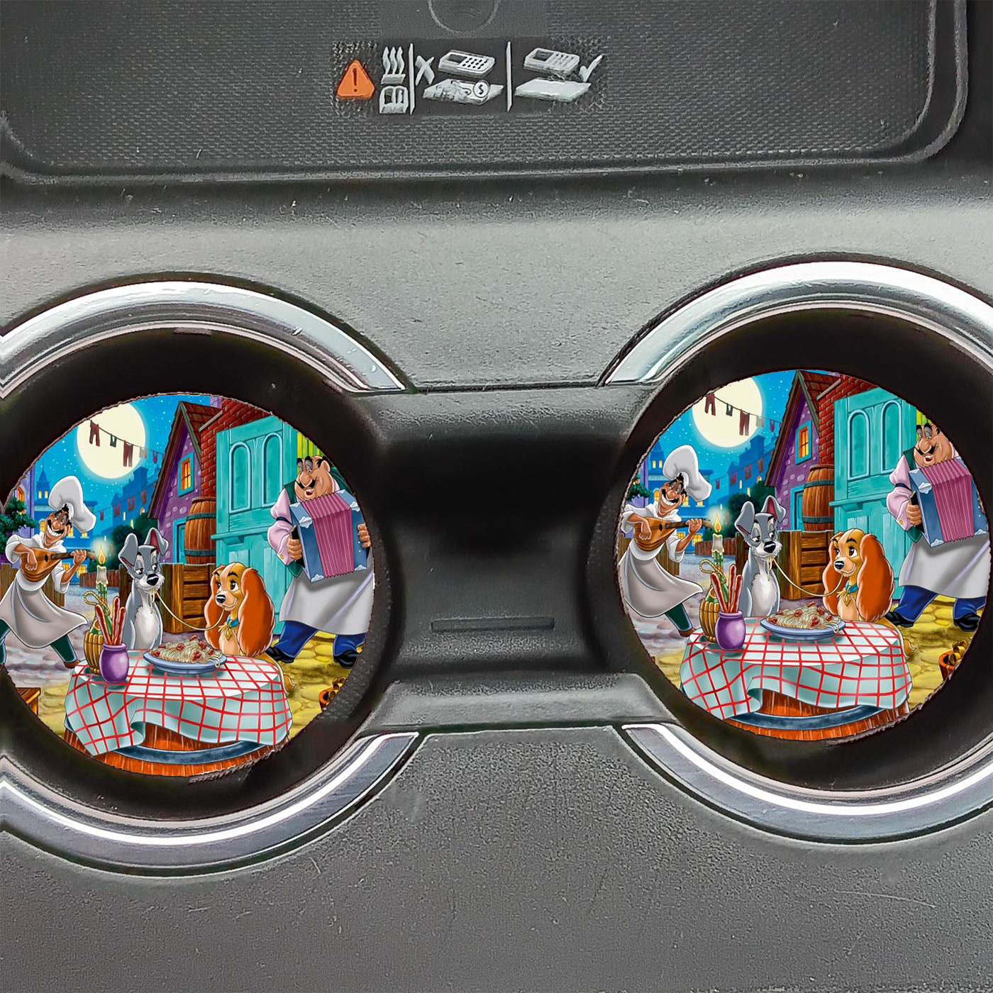 Disney Lady And The Tramp Car Coasters