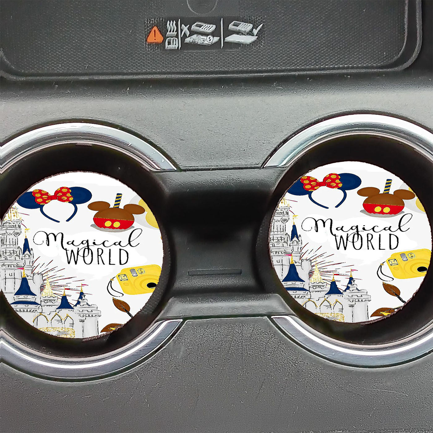 Disney Magical World Art Car Coasters