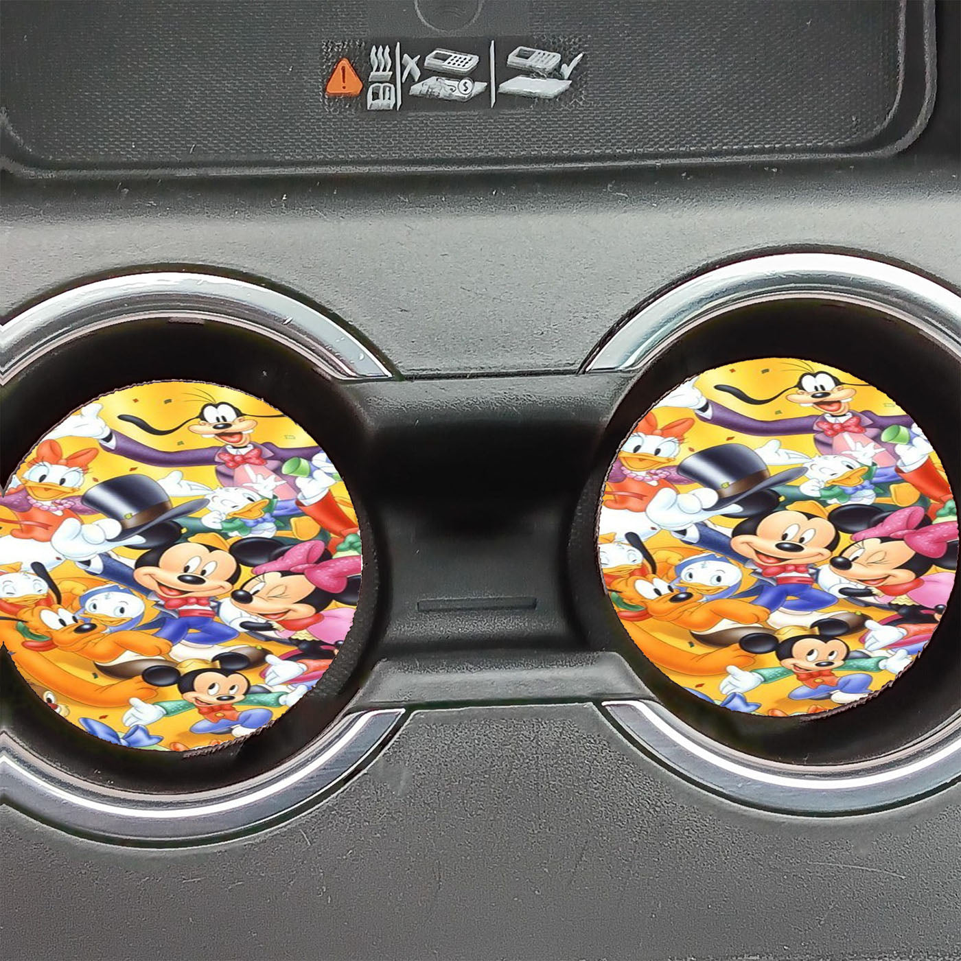 Disney Mickey Mouse And All Friends Car Coasters