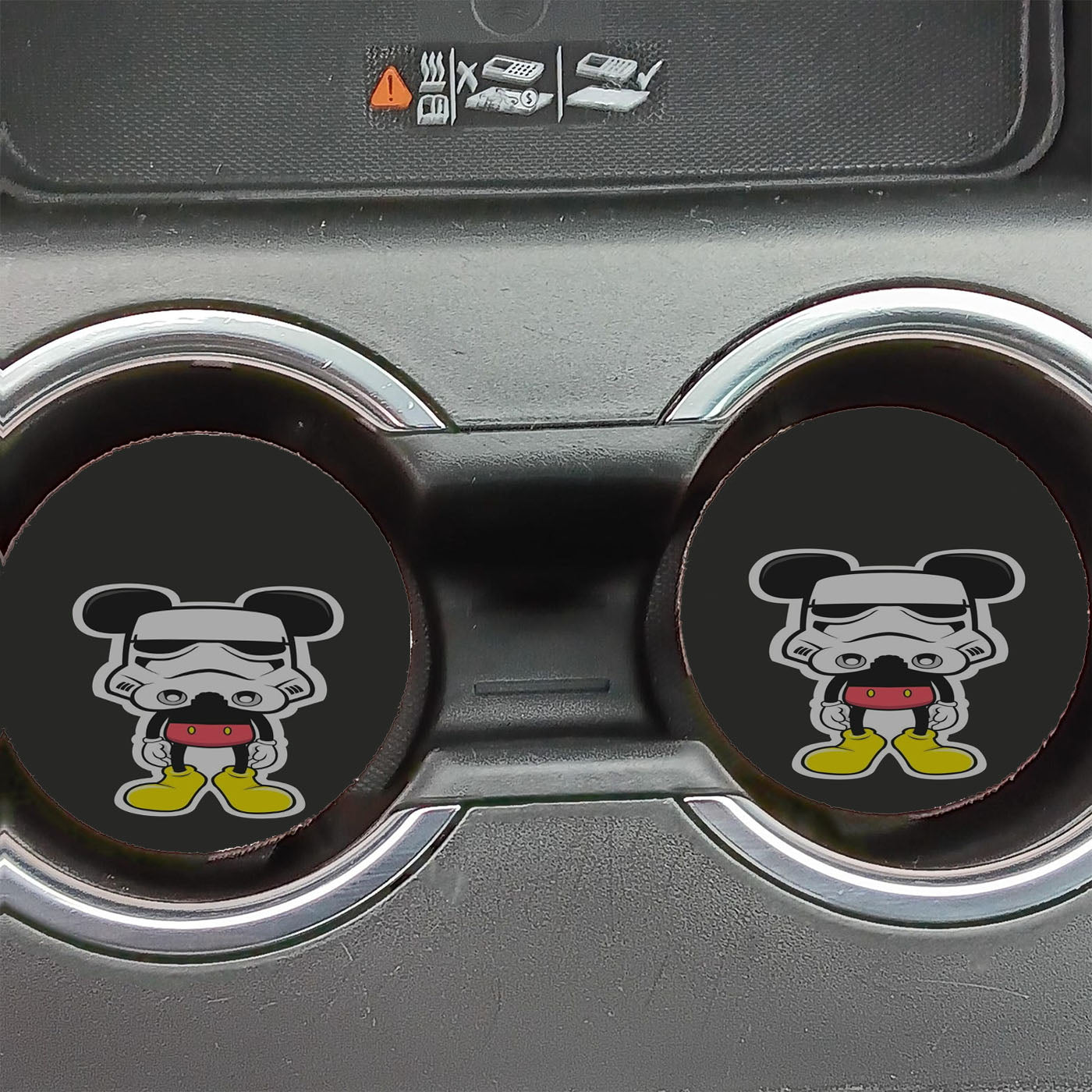 Disney Micky Mouse Stormtrooper Car Coasters