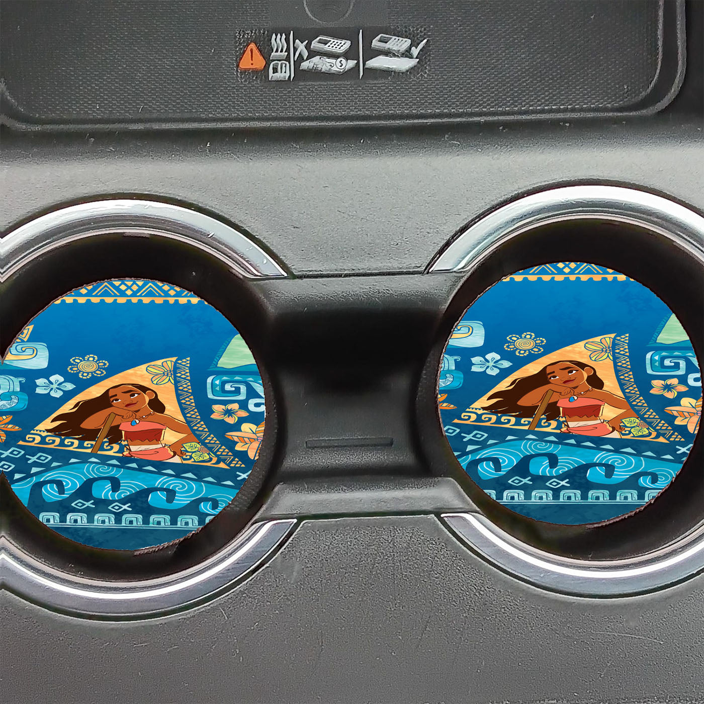 Disney Moana Style Car Coasters
