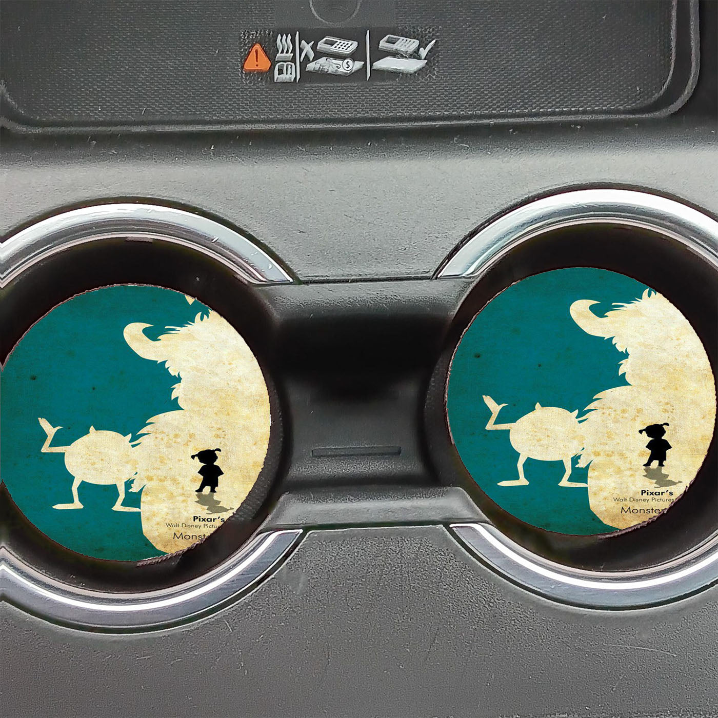 Disney Monster Inc Pixar Car Coasters