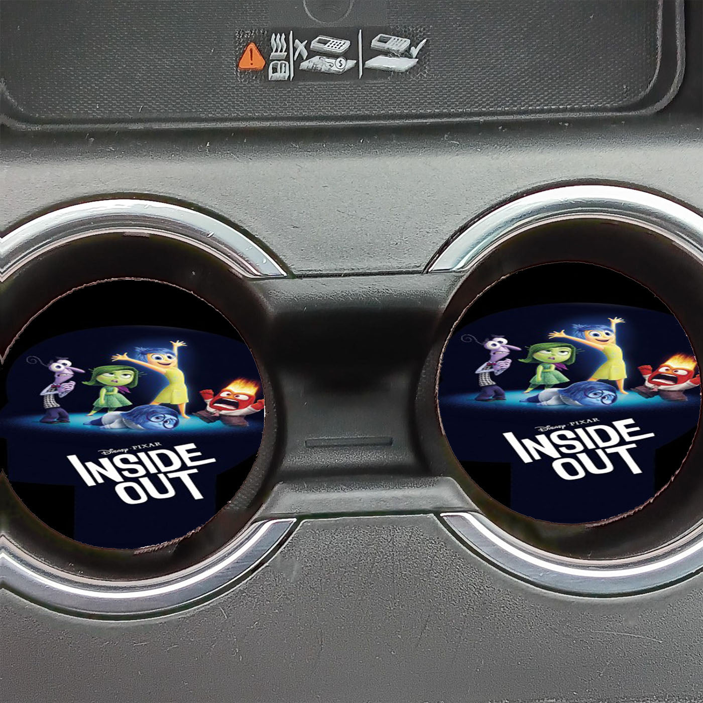 Disney Movie Inside Out Pixar Car Coasters