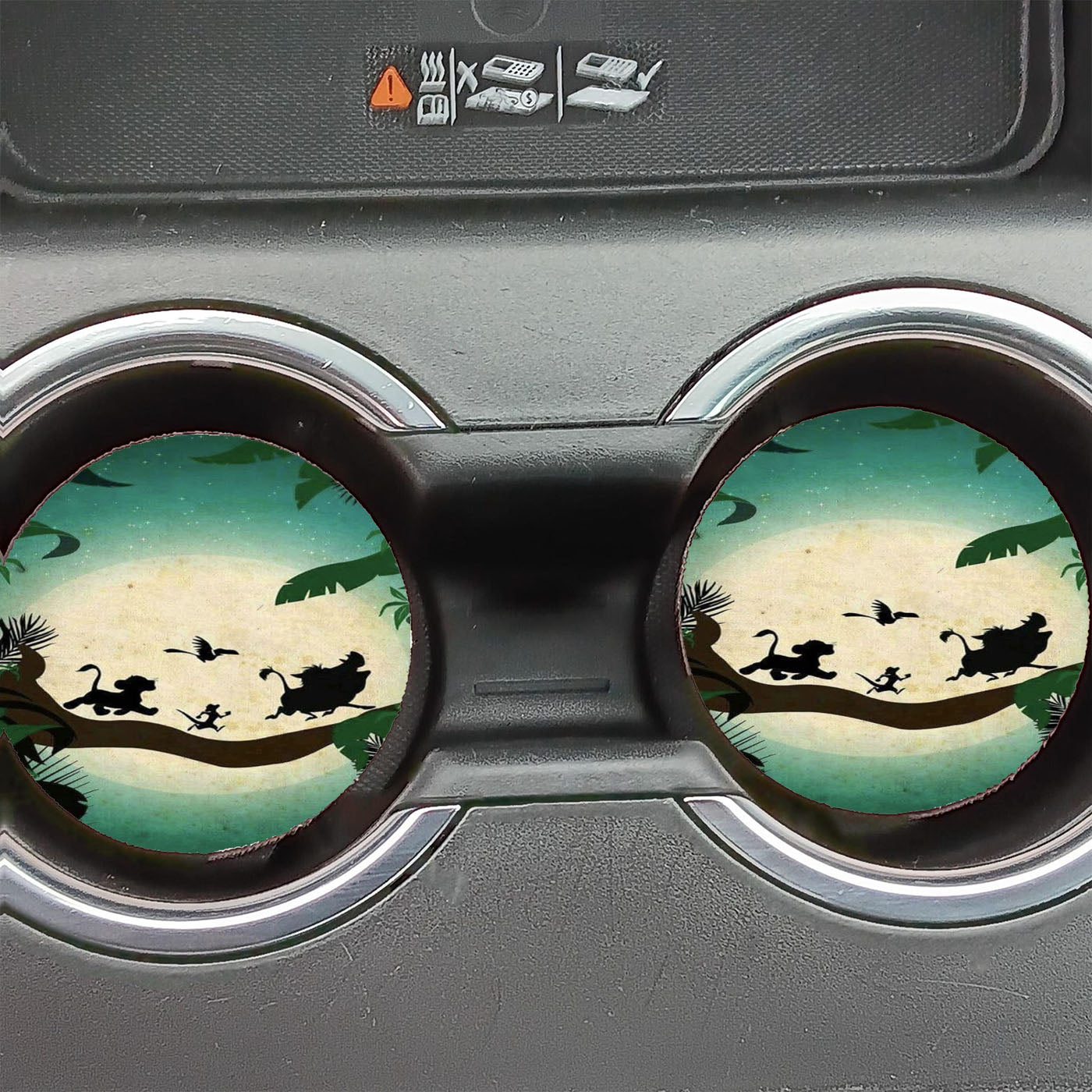 Disney Movie Poster The Lion King Car Coasters