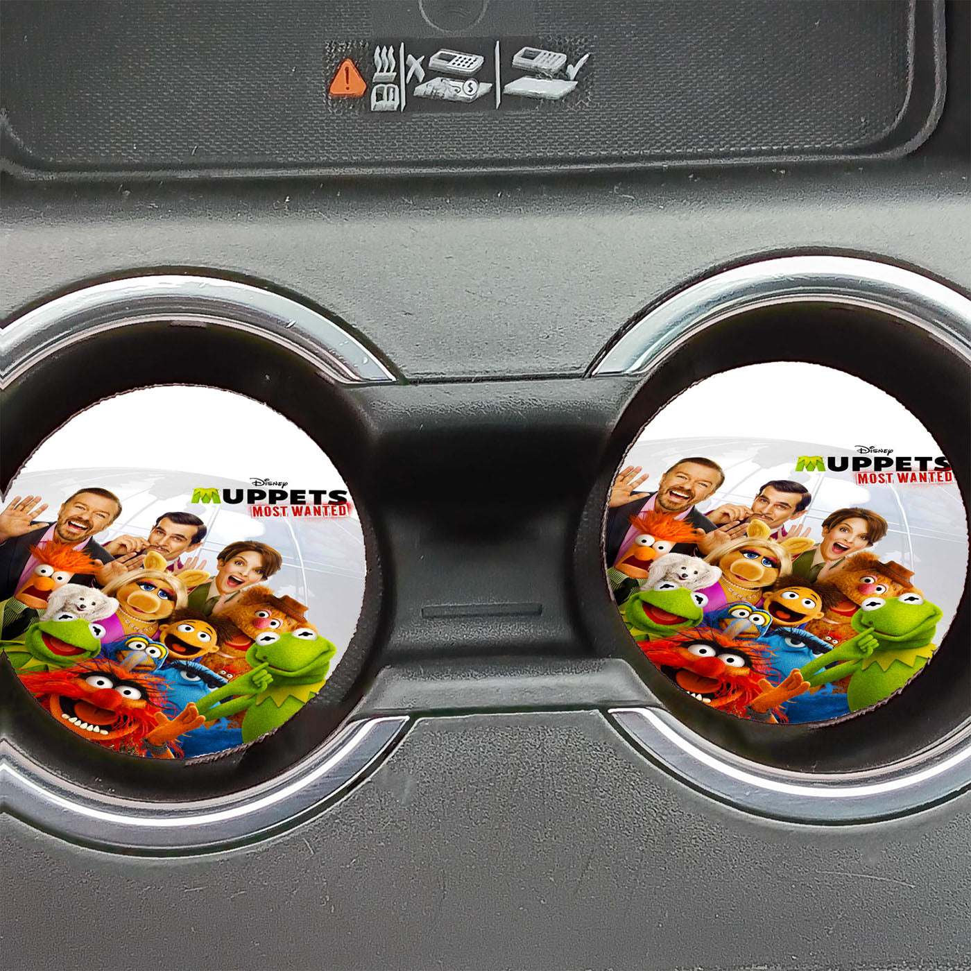 Disney Muppets Most Wanted Car Coasters