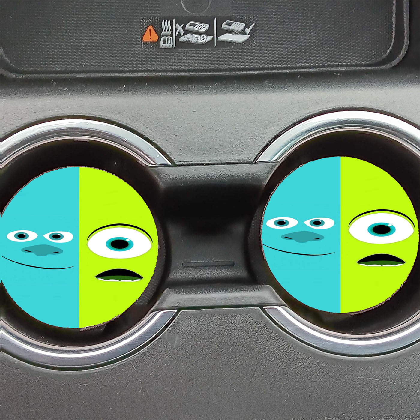 Disney Parody Car Coasters