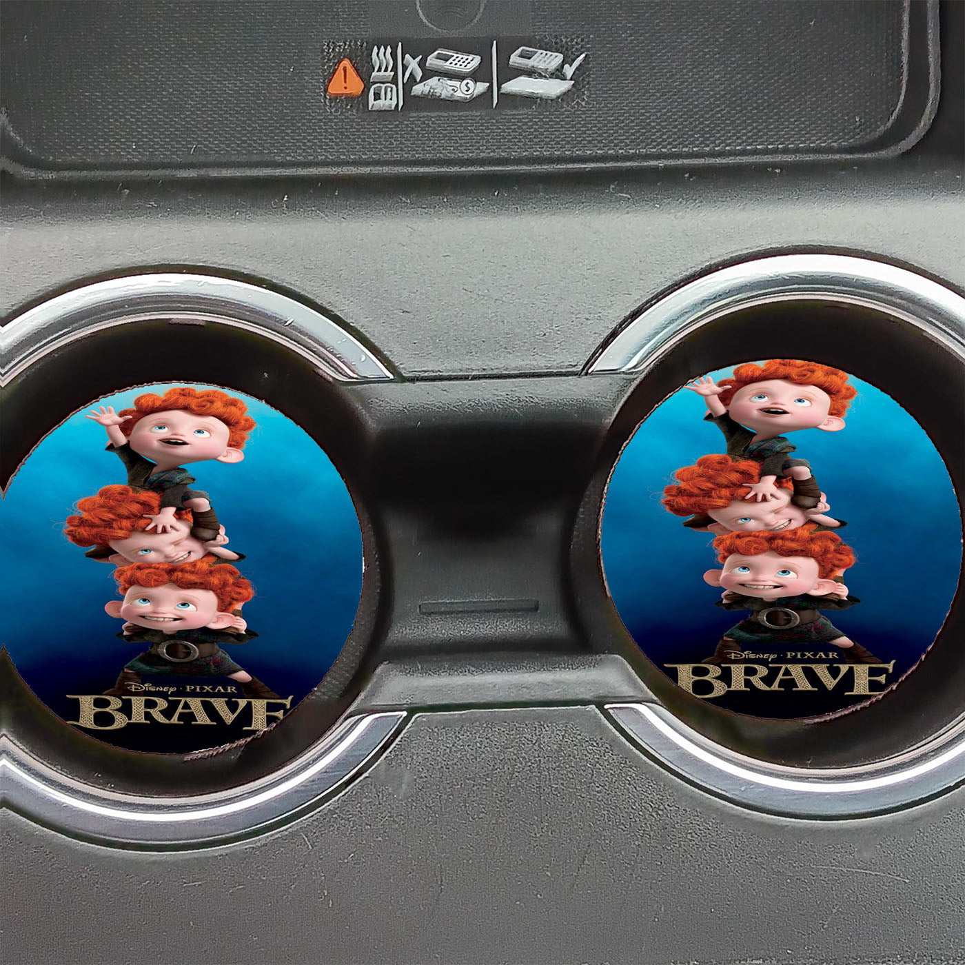 Disney Pixar Brave The Triplet Car Coasters