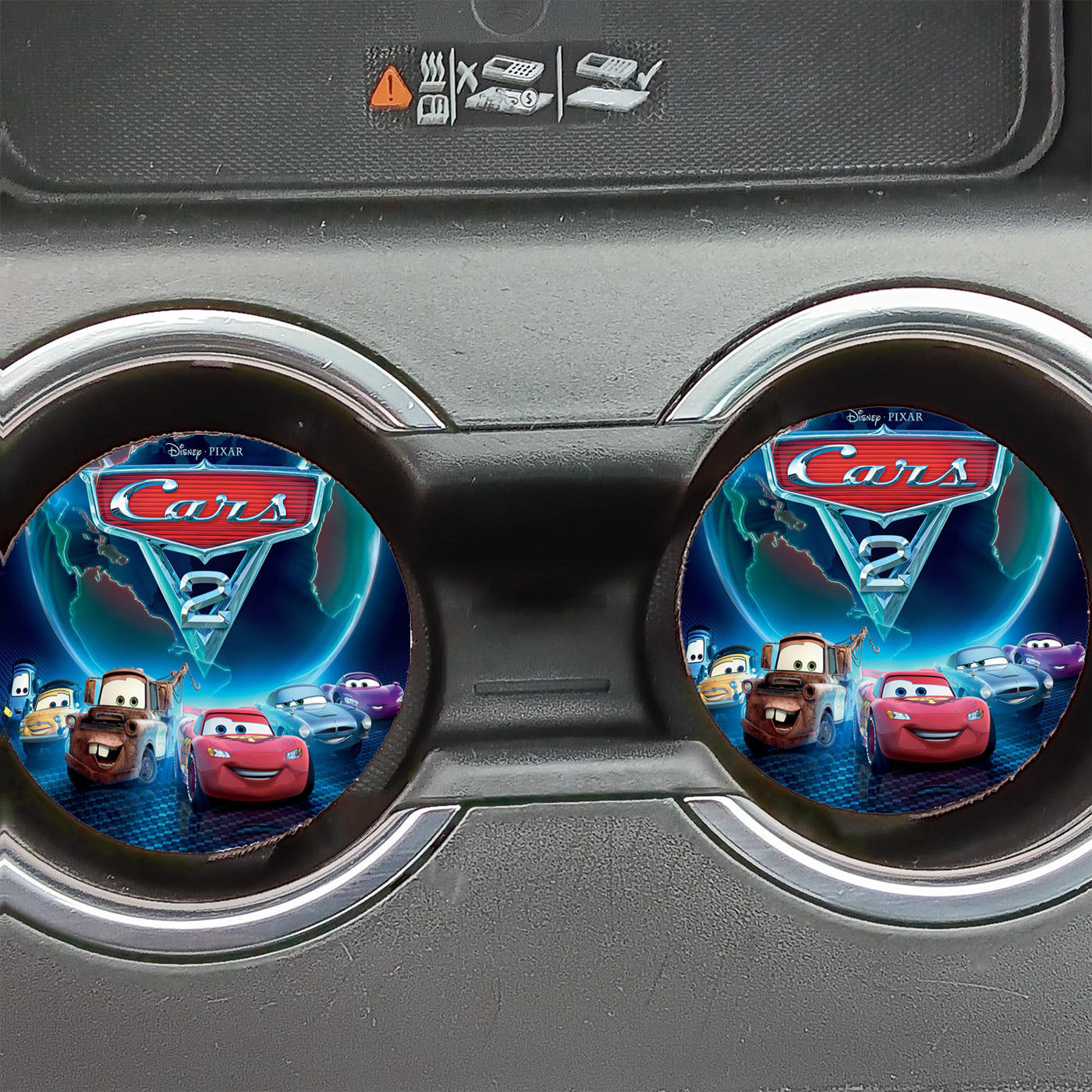 Disney Pixar Cars Cartoon Wallpaper Car Coasters