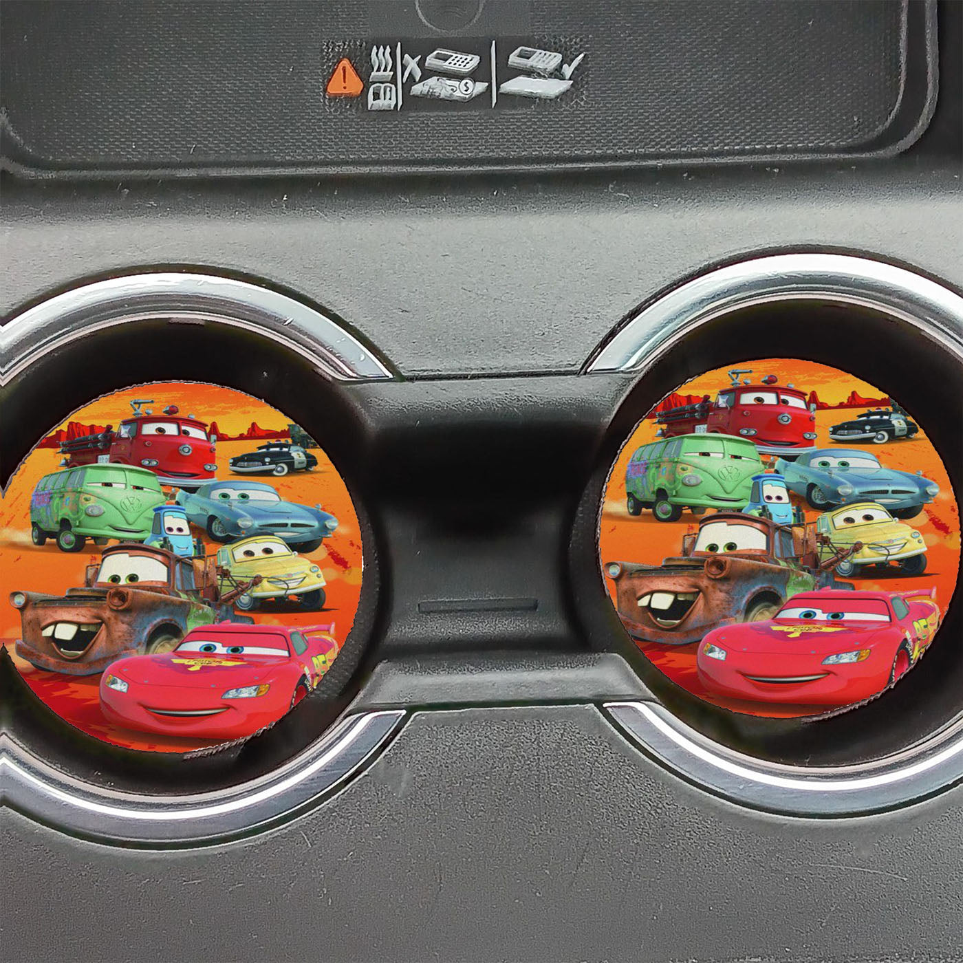 Disney Pixar Cars Poster Car Coasters