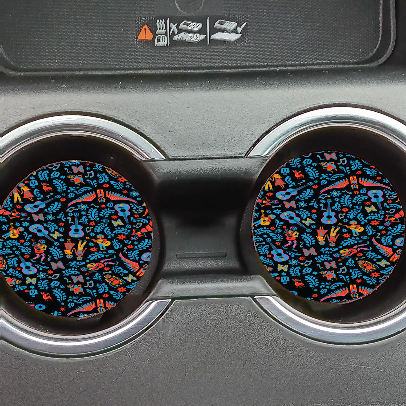 Disney Pixar Coco Pattern Car Coasters