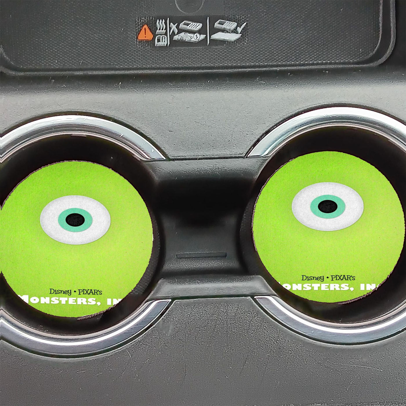 Disney Pixars Monster Inc Car Coasters