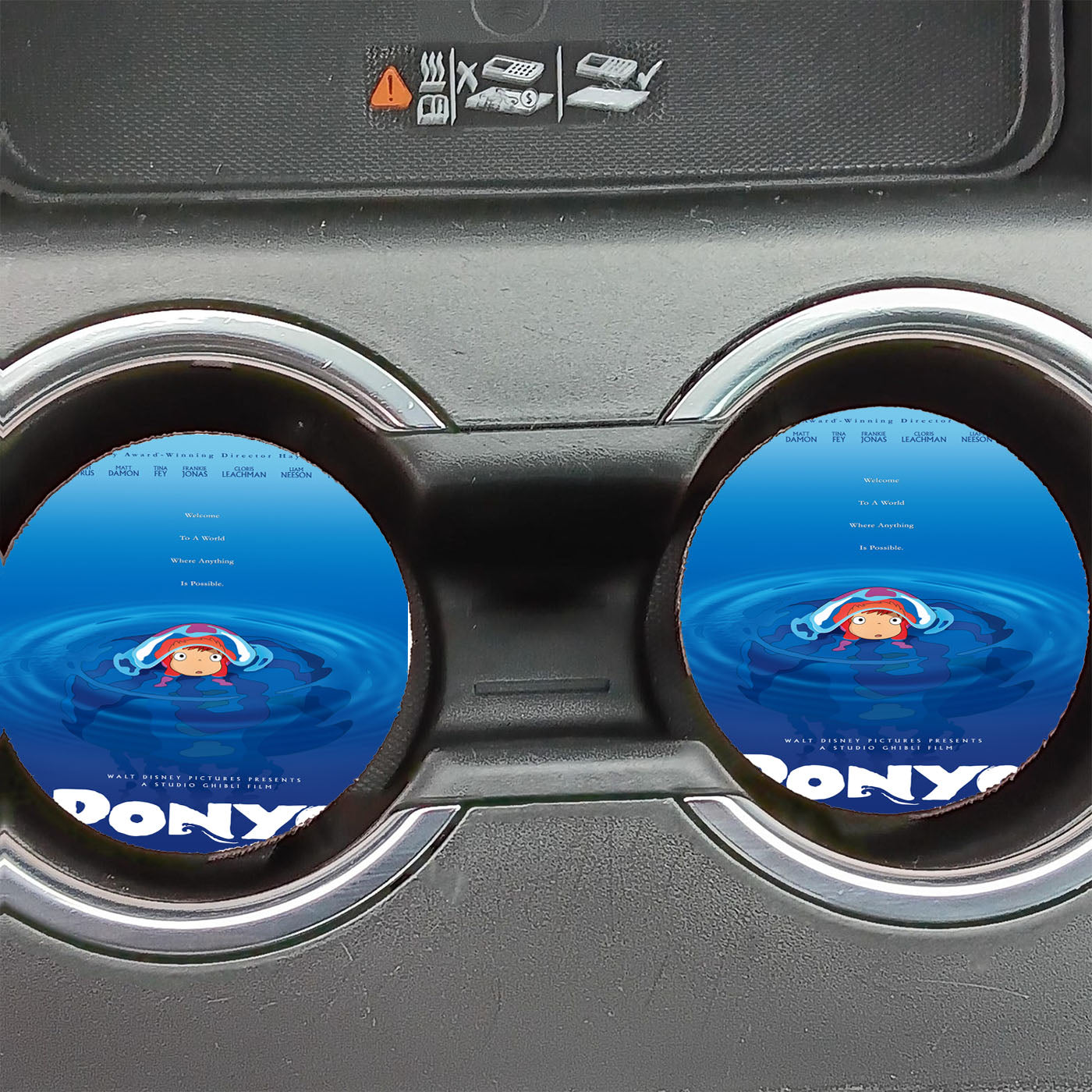 Disney Ponyo Car Coasters