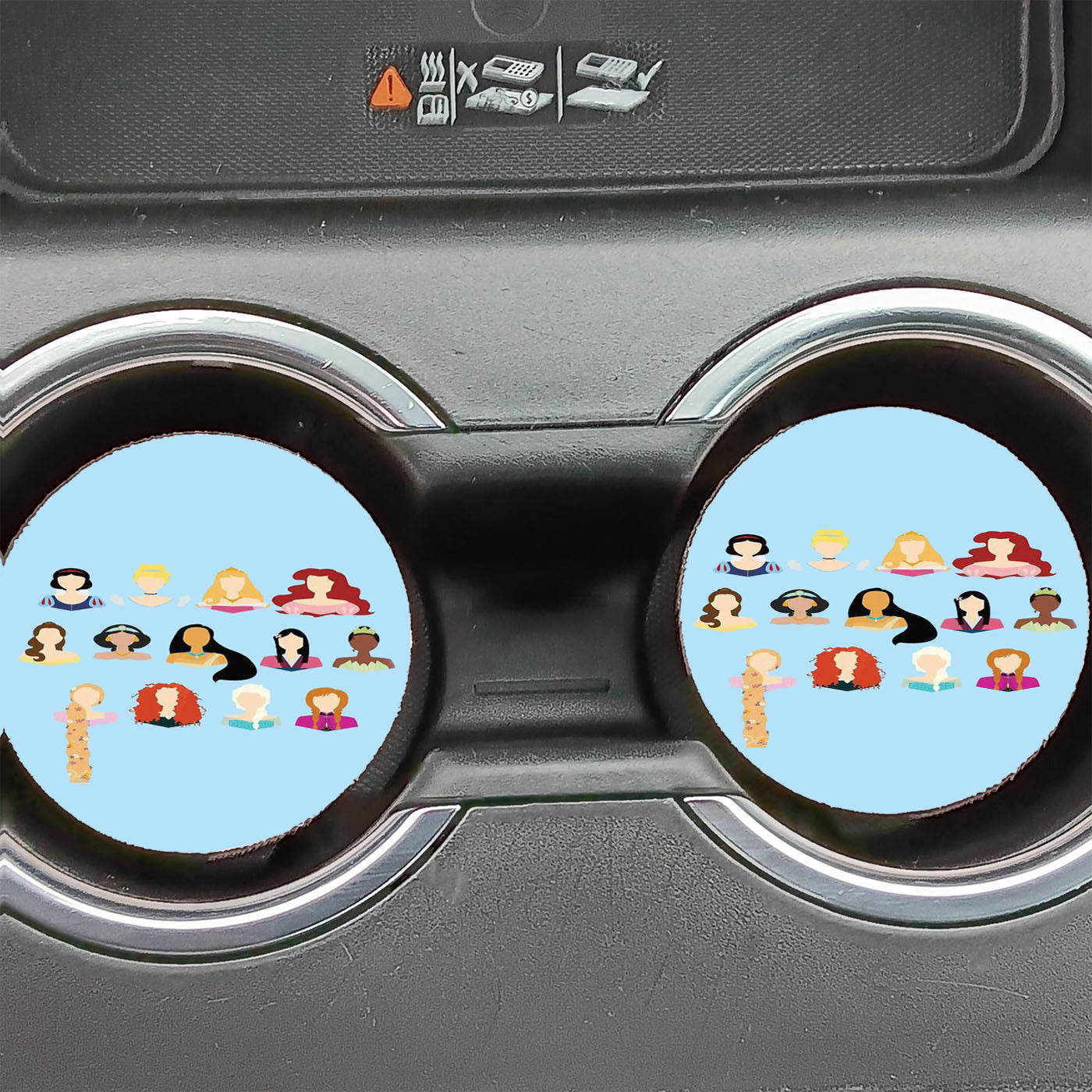 Disney Princess Art Car Coasters