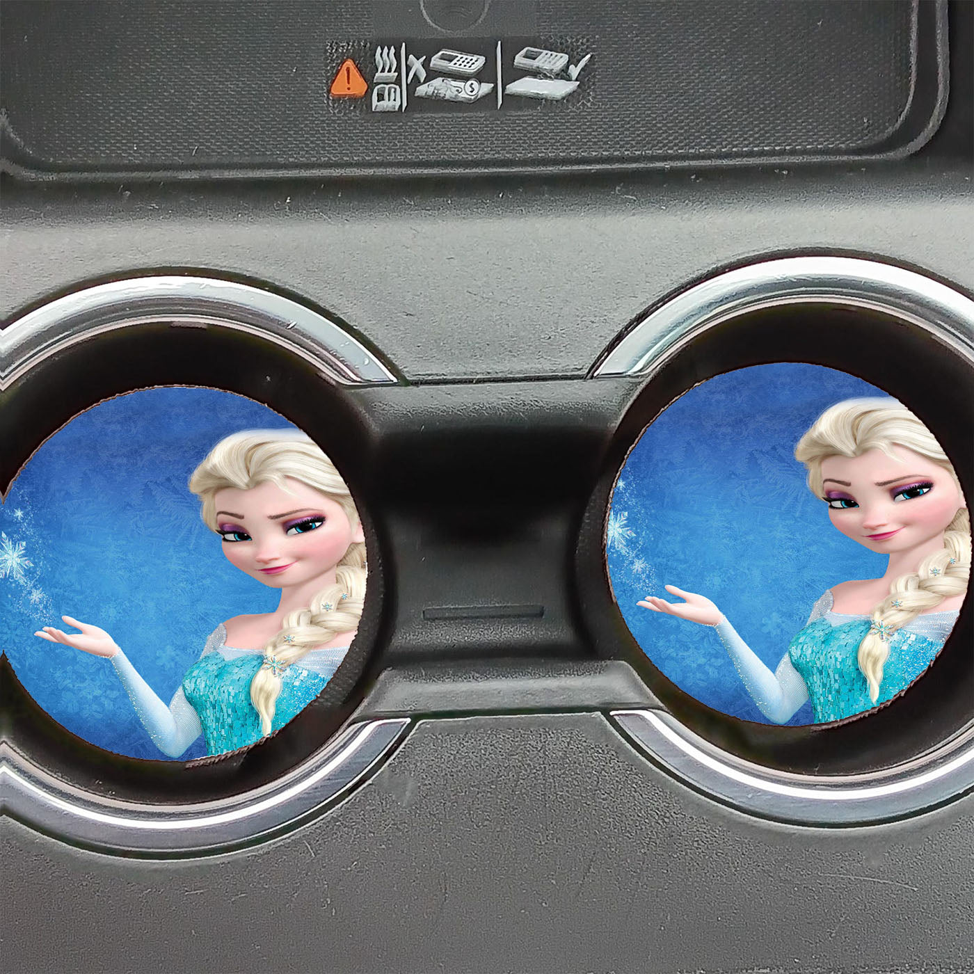 Disney Princess Elsa Car Coasters