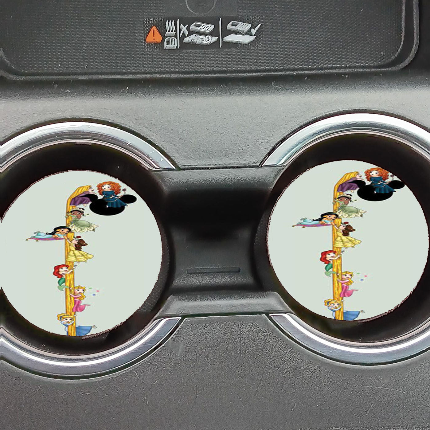 Disney Princess Hanging Car Coasters