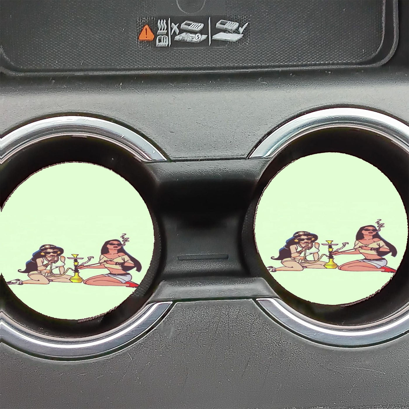Disney Princess High Smoking Car Coasters