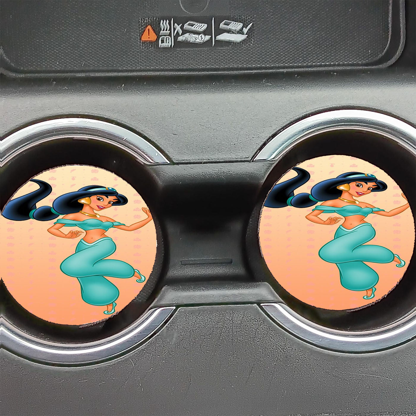 Disney Princess Jasmine Car Coasters