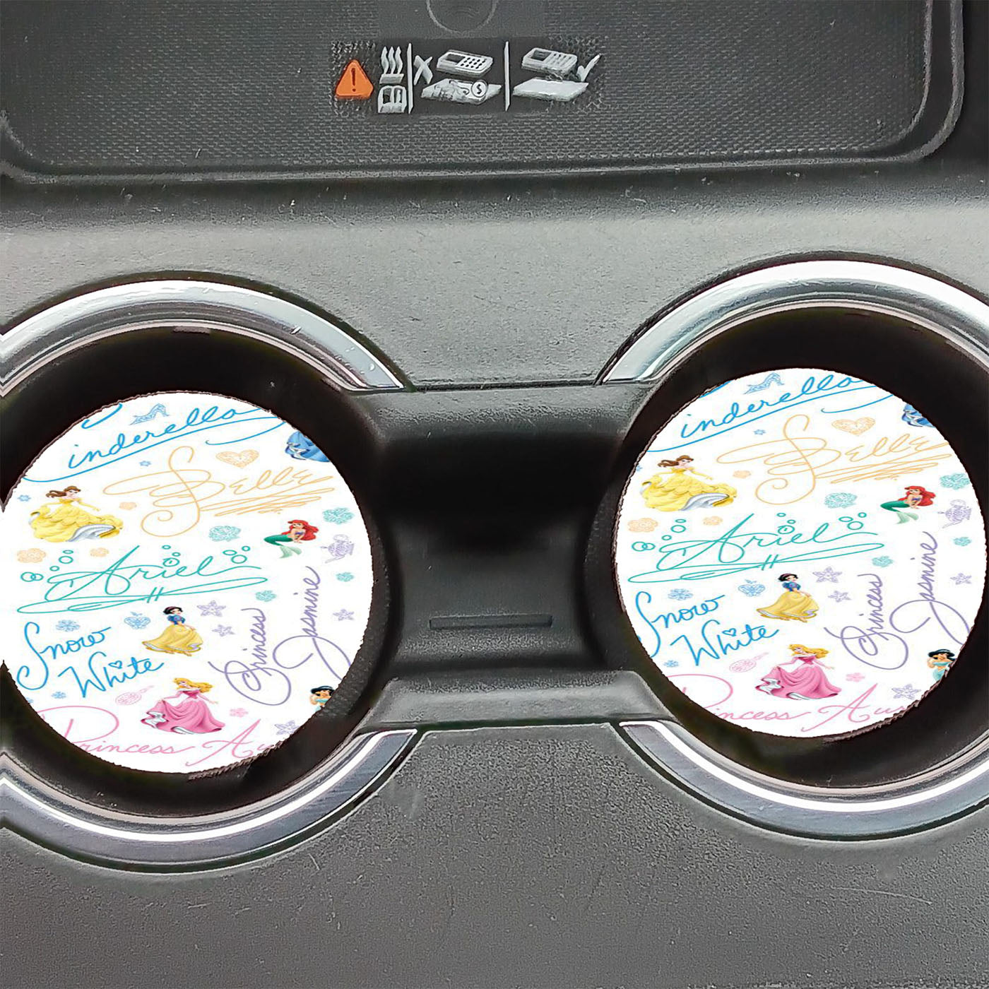 Disney Princess Sign Car Coasters