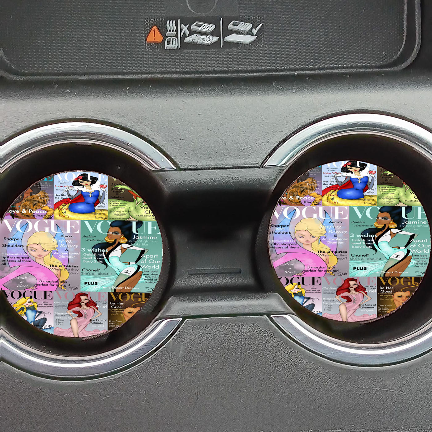 Disney Princess Vogue Car Coasters