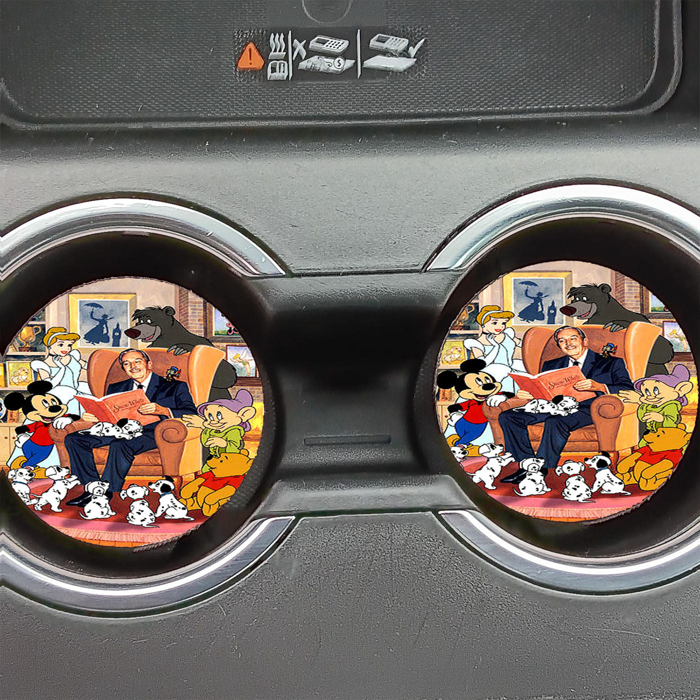 Disney Quotes Car Coasters
