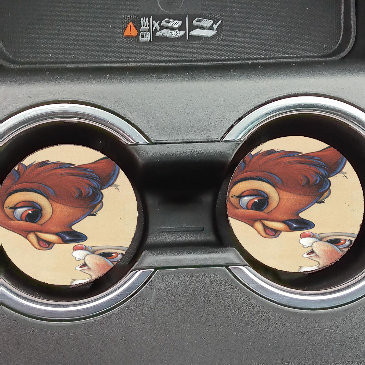 Disney'S Bambi And Thumper Car Coasters