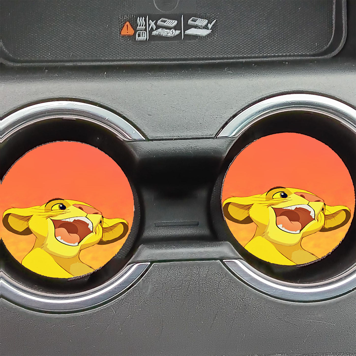Disney Simba Lion King Car Coasters