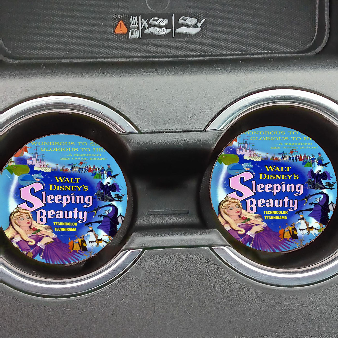 Disney Sleeping Beauty Inspire Car Coasters