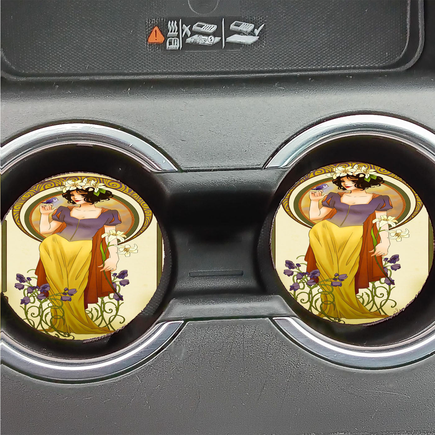 Disney Snow White Car Coasters