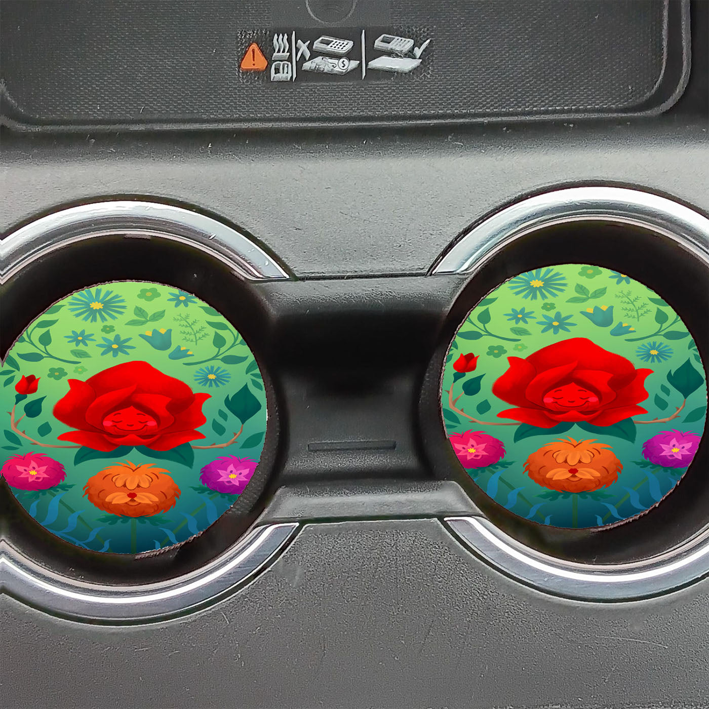 Disney Spring Alice In Wonderland Car Coasters