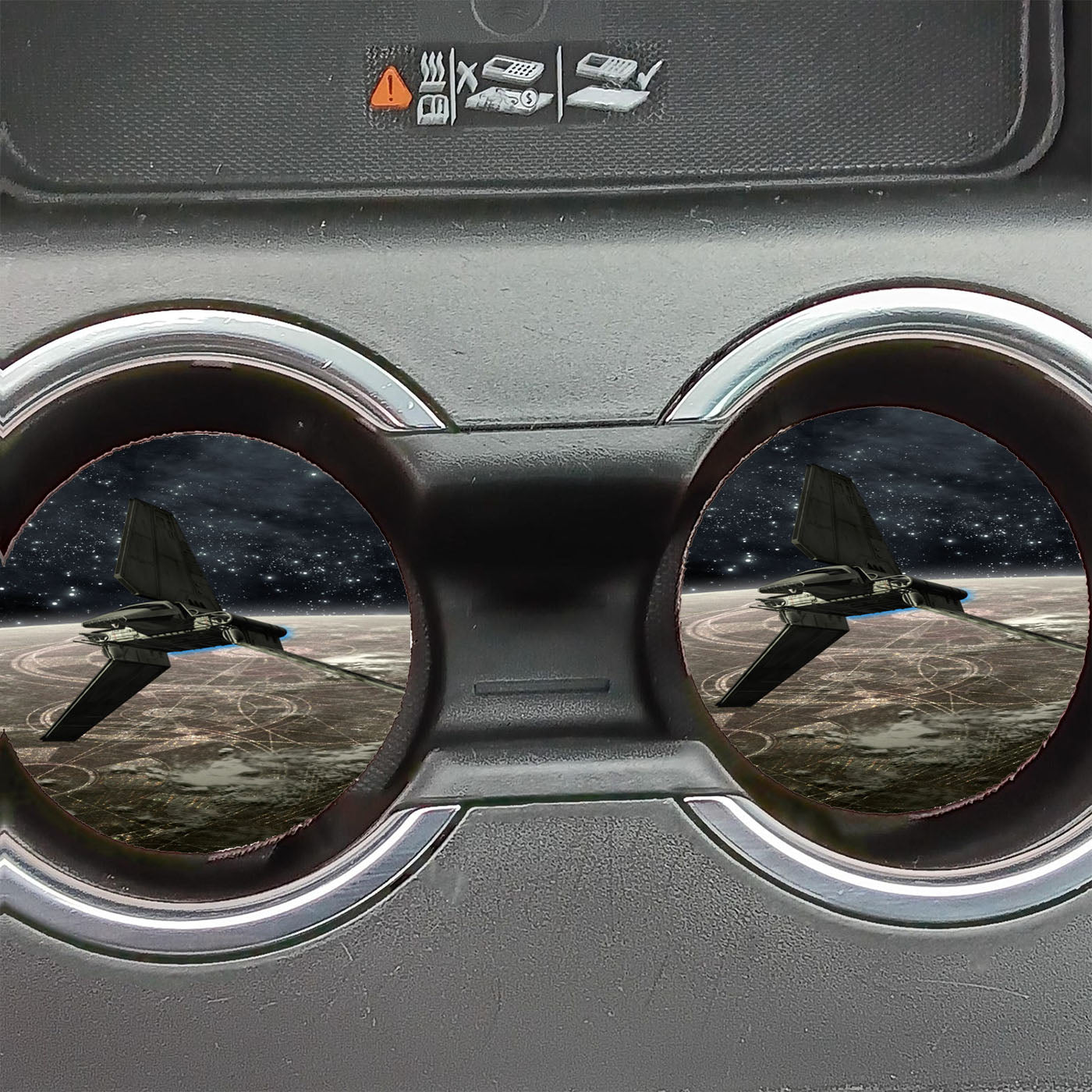 Disney Start Wash Galaxy Car Coasters