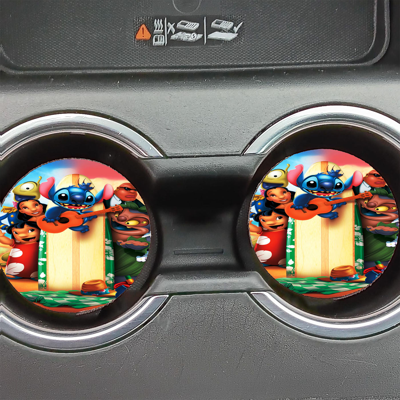 Disney Stitch All Character Car Coasters