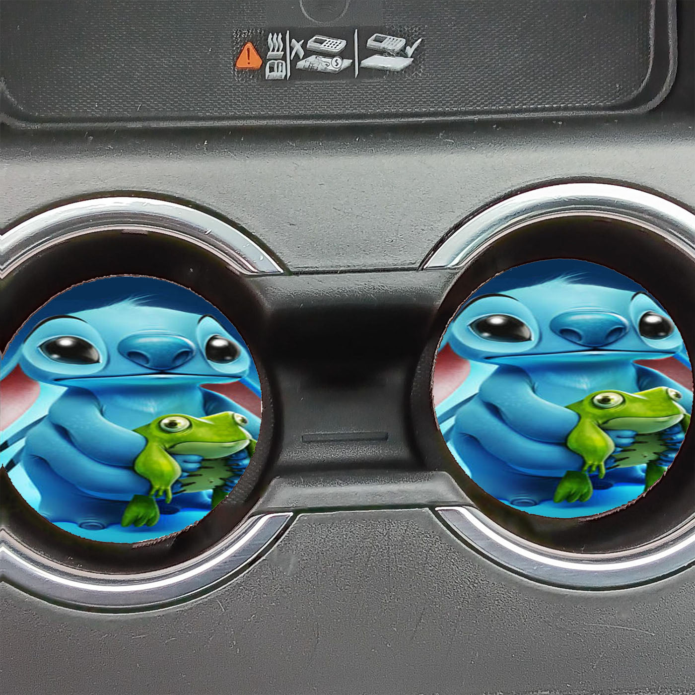 Disney Stitch Wallpaper Art Car Coasters